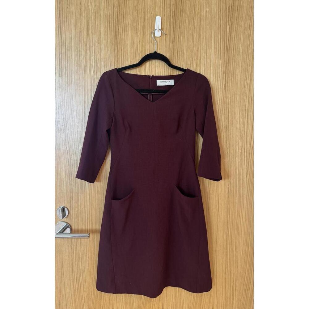 MM.LaFleur Alexandra Dress Claret Burgundy Size 2 - Picture 2 of 5